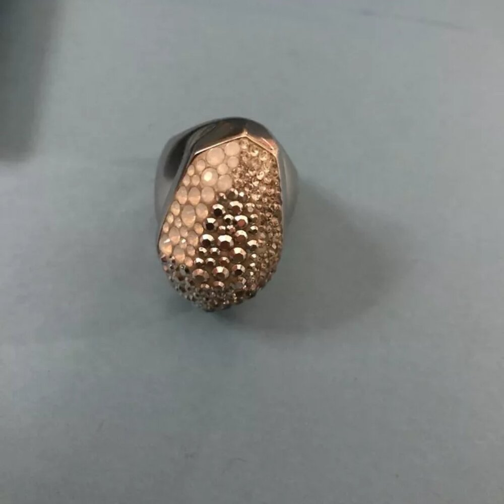 Authentic Swarovski Signed Opal Silver Nighttime … - image 6